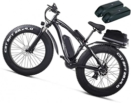 Vikzche Q Bici Bici elettrica 26 ''Fat Tire offroad Bicicletta Elettrica Montagna Bicicletta Elettrica Pedale Assist 17Ah DUE Batteria Al Litio Freno A Disco Idraulico Shengmilo MX02S