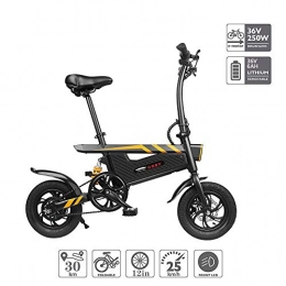 Braveking Bici Bici Elettrica, Bicicletta Elettrica Pieghevole Batteria agli Ioni di Litio (36 V 250 W 6 Ah) Motore Senza Spazzole, velocit della Ruota 15-25 Km / H, Distanza di Lavoro 45-50 Km, Nero