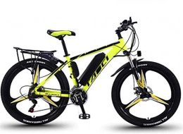 ZJZ Bici elettriches Bici elettrica con pneumatico integrato in lega di magnesio 26 in mountain bike elettrica, bicicletta elettrica a velocità variabile a 21 velocità con batteria agli ioni di litio da 13 Ah rimovibile p
