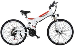 ZAMAX Bici elettriches Bici elettrica Elettrico Mountain bike, 24 " / 26" Bicicletta ibrida / , Freni Double E-ABS disco meccanico, display a cristalli liquidi (48V12.8Ah) 21 Velocità 5 Power System file di grandi dimensioni