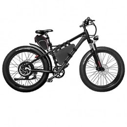 LIU Bici Bici elettrica for Adulti for Adulti 330 libbre 40 mph Bike Elettrico 2000W Motore con Rimovibile 48 V 31.5Ah Batteria Li-Ion a 26 Pollici Pneumatico a Grasso 7 velocità Bicicletta elettrica