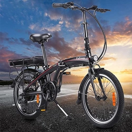 CM67 Bici Bici elettrica Ioni di litio 10AH, LCD, E-Bike Pieghevole, potenza motore 36 V 250 W Bike Velocità 25 km / h carico 120 kg nero Esplora il bellissimo paesaggio