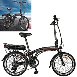 CM67 Bici Bici elettrica Ioni di litio 10AH, LCD, E-Bike Pieghevole, potenza motore 36 V 250 W Mtb elettrica Velocità 25 km / h carico 120 kg nero Esplora il bellissimo paesaggio