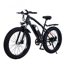 Electric oven Bici Bici elettrica per Adulti 25MPH Fat Tire 48V 14.5Ah 750W Mountain Bike Bike 26"4.0 Fat Tires E-Bike (Colore : Nero)