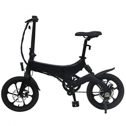 Eletam Bici elettriches Bici Elettrica Pieghevole, Bicicletta Elettrica Assistita 36v / 6.4ah Batteria al Litio, Bici Elettrica Lega di Alluminio, Sedile Regolabile, velocit Massima 25km / h carico Massimo: 120 kg, Nero