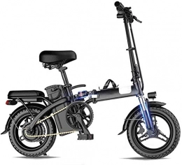 Capacity Bici elettriches Bici elettrica pieghevole per adulti, ebike per il pendolarismo da 18 pollici con motore da 350W, batteria da 48v 8ah, freno a disco e assorbimento de.