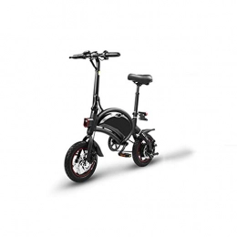 LILIJIA Bici Bici Elettrica Smart Mountain Per Adulti Bicicletta Elettrica Pieghevole 50 Km Chilometraggio 10ah Batteria Agli Ioni Litio 3 Modalità Guida Con App Per Smartphone 240 W Velocità , Nero, 36V / 7.5Ah