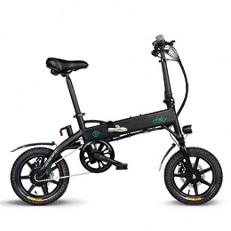 Fiido Bici elettriches Bici Elettriche Adulto, Ebike Pieghevole con 10.4ah Litio Batteria, Fino a 25 Km / h Bici Città per Esterno Ciclismo Viaggio Commute (Nero)