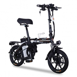 Dpliu-HW Bici Bici Elettriche Bicicletta elettrica bici pieghevole al litio leggera telaio in alluminio spesso mini scooter generazione di energia for adulti alla guida di auto batteria for auto ( Color : A )