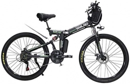 LRXG Bici Bici elettriche Bicicletta Elettrica Da Neve Da Spiaggia Da 350 W, 24 Pollici, Bicicletta Elettrica Da Montagna, Per Adulti, Scooter Elettrico In Alluminio A 7 Velocità, E-Bike Con Batteri(Color:Nero)