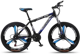 LRXG Bici Bici elettriche Mountain Bike Da 26 Pollici Hardtail Mountain Bike Da Uomo Telaio In Lega Di Alluminio 27 Speed ​​Light Ragazzi Mountain Bike Bici Da Strada Biciclette Sospensione Forc(Color:Nero Blu)