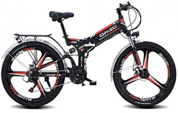 LRXG Bici Bici elettriche Mountain Bike Pieghevole Elettrica Da 24 Pollici, Bici Ibrida Bicicletta Elettrica Pieghevole Per Adulti Con Motore Da 300 W E Batteria Agli Ioni Di Litio Da 48 V (Size: 27 Gear Shift)