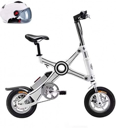 HCMNME Bici Bicicletta cruiser elettrica pieghevole Bici da neve elettrica, 10 "Bike elettrica pieghevole, batteria al litio 36 V 8ah / 10ah Beach Snow Bicycle Bicicletta Ebike 250W Elettrico Mountain Mountain Bi