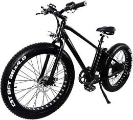 HCMNME Bici Bicicletta cruiser elettrica pieghevole Bici da neve elettrica, 26 pollici Mountain bike 48V500W Bicicletta elettrica in lega di alluminio Telaio in lega 21 velocità pieghevole 15ah 20a batteria al li