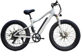 HCMNME Bici Bicicletta cruiser elettrica pieghevole Bici da neve elettrica, biciclette elettriche da 26 pollici, 36v13a batteria al litio in bicicletta 21 velocità Bike grasso pneumatico mountains bici resistenza