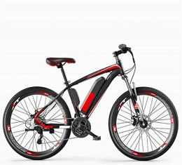 HCMNME Bici Bicicletta cruiser elettrica pieghevole Bici da neve elettrica, biciclette elettriche da 26 pollici, ciclismo 27 Velocità Offroad Bike Double Disc Freno Adulto Bicicletta Bicicletta Sport All'aperto B