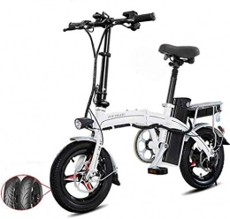 HCMNME Bici Bicicletta cruiser elettrica pieghevole Bici da neve elettrica, biciclette elettriche veloci per adulti in alluminio leggero in alluminio e-bike con pedali Power Assist e Bike elettrica per batteria a