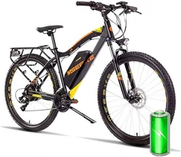 HCMNME Bici Bicicletta cruiser elettrica pieghevole Bici da neve elettrica, mountain bike elettrica, 400W 26 '' Bicicletta elettrica con rimovibile 36V 8ah / 13ah Batteria agli ioni di litio per adulti, 21 Veloci