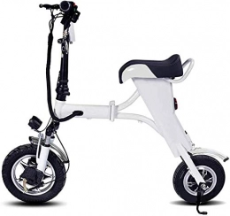 HCMNME Bici elettriches Bicicletta cruiser elettrica pieghevole Bici elettrica della neve, Bici elettrica pieghevole, Bici intelligente per adulti, 10 "Pieghevole E-Bike 250W Motor Pedal-Assist Pedal-Assistenza per la bicicl