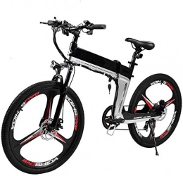 HCMNME Bici Bicicletta Elettrica 26 '' Mountain bike elettrico rimovibile grande capacità batteria agli ioni di litio 48 V 250W Bike elettrica 21 velocità Gear Tre modalità di lavoro max 120 kg Batteria al litio