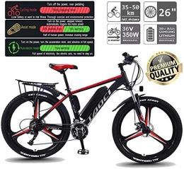 HCMNME Bici Bicicletta Elettrica 26 '' Mountain mountain bike con 30 velocità e tre modalità di lavoro, e-bike Citybike Bici per adulti con motore 350W per il commutatore da viaggio Batteria al litio Beach Cruise