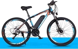 RDJM Bici Bicicletta Elettrica 27 Velocità Electric Mountain Bike, biciclette Gears doppio freno a disco rimovibile bici di alta capacità agli ioni di litio 36V 8 / 10AH All Terrain (tre modalità di lavoro)