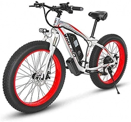 HCMNME Bici Bicicletta Elettrica 350W 26 pollici da 26 pollici Bicicletta elettrica Bicycle Beach Snow Bike Bike per adulti, Scooter elettrico in alluminio 21 Velocità Gear E-Bike con rimovibile 48v12.5a Batteria