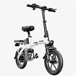HCMNME Bici Bicicletta Elettrica Adulti Forma elettrica a forma di scooter Max velocità 25km / h rimovibile 48v24ah impermeabile e antipolvere batteria al litio batteria al litio batteria da spiaggia per adulti p