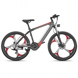 TANCEQI Bici Bicicletta Elettrica, Bici Elettriche 26" Per Gli Adulti, 400W Lega Di Alluminio All Terrain Bici Della Bicicletta Di Montagna / Commute Ebike, Per La Mens Outdoor Ciclismo Viaggi Lavorare, Rosso