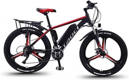 HCMNME Bici elettriches Bicicletta Elettrica Bicicletta di montagna elettrica per pneumatici grassi per adulti, Leggine in lega di magnesio leggera Biciclette biciclette Tutto Terrain 350W 36 V 8ah Commute Ebike per uomo, 26