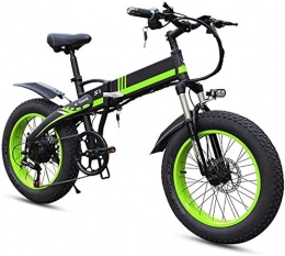 HCMNME Bici Bicicletta Elettrica Bicicletta elettrica pieghevole MTB Dirrike, Ebikes per adulti, 20 "48 V 10Ah 350W Telaio in lega leggera Telaio a velocità variabile Velocità E-Bike Pieghevole, Easy Storage Pieg