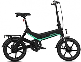 HCMNME Bici Bicicletta Elettrica Biciclette elettriche per adulti16 E-bike pieghevole 36V 7.8Ah 250W 25km / h Biciclette elettriche regolabili Telaio leggero regolabile E-bike per Sport Cycling Travel Commuting b