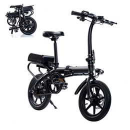 CYC Bici Bicicletta Elettrica City Bike Pieghevole a Pedalata Assistita 36 V / 20a 3 modalità di Guida con 250w Motore velocità Massima 14 Pollici E-Bike Adatto per Uomini Donne Città Pendolarismo