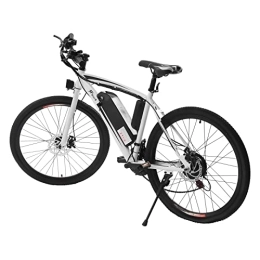 Fetcoi Bici Bicicletta elettrica da 26 pollici, da uomo e da donna, 21 marce, 3 modalità di guida, 25 km / h, motore da 250 W, batteria al litio da 48 V, 10 Ah, resistenza 20 – 30 km, EU Stock