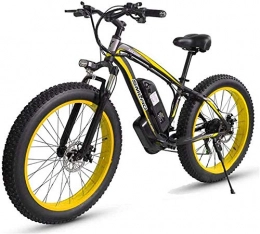 HCMNME Bici elettriches Bicicletta Elettrica Desert Snow Bike 48v1000w bicicletta elettrica.17.5Ah batteria al litio, batteria al litio, 4, 0 pollici pneumatico della coda dura della coda, adulto maschio fuoristrada batteria
