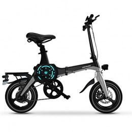 ZBB Bici Bicicletta elettrica elettrica pieghevole da 14 pollici per mountain bike elettrica per adulti con motore elettrico potente da 400 V E-bike da 400 V agli ioni di litio Adatto per adulti, Black, 90KM