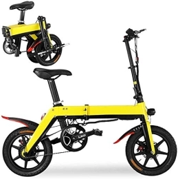 RDJM Bici Bicicletta elettrica, Mini biciclette elettriche per adulti da 12 "E-bike pieghevoli 36V 5-10.4Ah 250W 20 km / h Biciclette elettriche regolabili Leggero Leggero Lightweight Telaio in lega di allumini