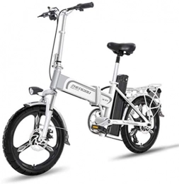 JNWEIYU Bici elettriches Bicicletta Elettrica Pieghevole Adulto Leggero bici elettrica 16 pollici Ruote Ebike portatile con il pedale del 400W di potenza Assist biciclette in alluminio elettrico Velocità massima fino a 25 mph