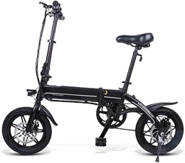 RDJM Bici Bicicletta elettrica, Pieghevole bicicletta elettrica per adulti14 lega di alluminio 36v250w commuta ebike 7.5ah batteria professionale 7 velocità trasmissione trasmissione ingranaggi disco freno a di