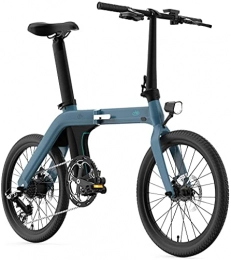 Fiido Bici elettriches Bicicletta elettrica pieghevole da 20 pollici FIIDO D11 per adulti, 36 V, 250 W, 80 – 100 Km, 7 velocità con 3 livelli regolabili in modalità ciclomotore, cielo blu?