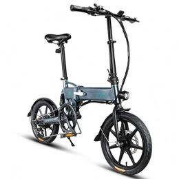 Fiido Bici Bicicletta elettrica pieghevole FIIDO D2S 16 `` Pneumatici Ebike Outdoor 250W Potente strumento per bicicletta da bicicletta per adulti Pendolarismo urbano all'aperto (Grey)