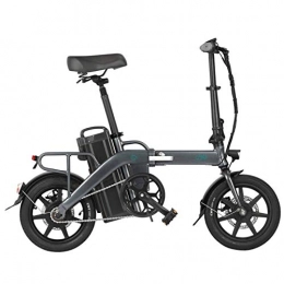 Fiido Bici elettriches Bicicletta elettrica pieghevole L3 Sistema FIIDO 350W 3 modalità 7 velocità Bicicletta elettrica leggera da esterno per pendolari urbani adulti (Grey, B)