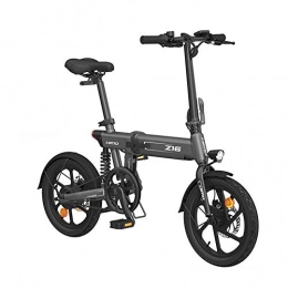 GUOJIN Bici Bicicletta Elettrica Pieghevole per Adulti 250W Motore 36V Bicicletta Elettrica da Città per Pendolari Urbana velocità Massima 25 Km / H, capacità di Carico 100Kg (Grigio)