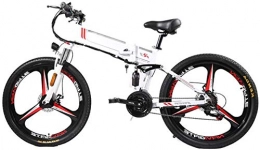 ZJZ Bici elettriches Bicicletta elettrica pieghevole per mountain bike Motore 350W 48V, display a LED Bicicletta elettrica per pendolari, cerchio in lega di magnesio a 21 velocità per adulti, carico massimo 120 kg, portat