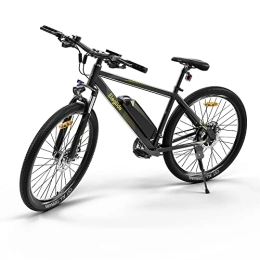 Eleglide Bici Bicicletta Mountain Bike, Bici da Donna, mtb bici Eleglide, Mountain bike 27, 5" / 26", Batteria rimovibile 12, 5 / 7, 5Ah, Shimano 21 Cambio Velocità, city bike donna (Nero-M1 Plus)