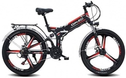 YAOJIA Bici elettriches Bicicletta uomo mountain bike Mountain Bike Elettrica Pieghevole Da 26 Pollici Per Ciclismo Su Strada Da Uomo | Batteria Agli Ioni Di Litio Da 48 V, 300 W Per Bici Ibride A 21 Velocità bicicletta bike