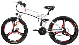 ZJZ Bici elettriches Biciclette, Bicicletta elettrica pieghevole per adulti, Tre modalità di assistenza alla guida E-Bike Mountain Bike elettrica da 350 W Motore, Display a LED Bicicletta elettrica per pendolari, Portatil