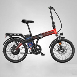 DODOBD Bici Biciclette Elettriche Pieghevole Ebike 48V 240W Pneumatico da 20 Pollici Freni a Doppio Disco Telaio in Acciaio ad Alto Tenore Carbonio la Gamma Crociera è Circa 28-120 Chilometri