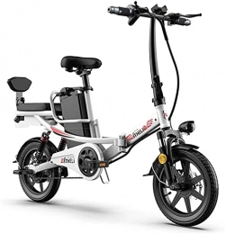 ZJZ Bici elettriches Biciclette elettriche pieghevoli per adulti Biciclette comfort Biciclette ibride reclinate / da strada, con luce anteriore a LED Facile da riporre nella roulotte Motorhome Motore silenzioso E-Bike per