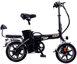 ZJZ Bici elettriches Biciclette elettriche veloci per adulti Bicicletta elettrica pieghevole 48v per uomo e donna, con motore da 350 W, bici elettrica da 14 pollici per bambini con funzione di ricarica USB, tre modalità d